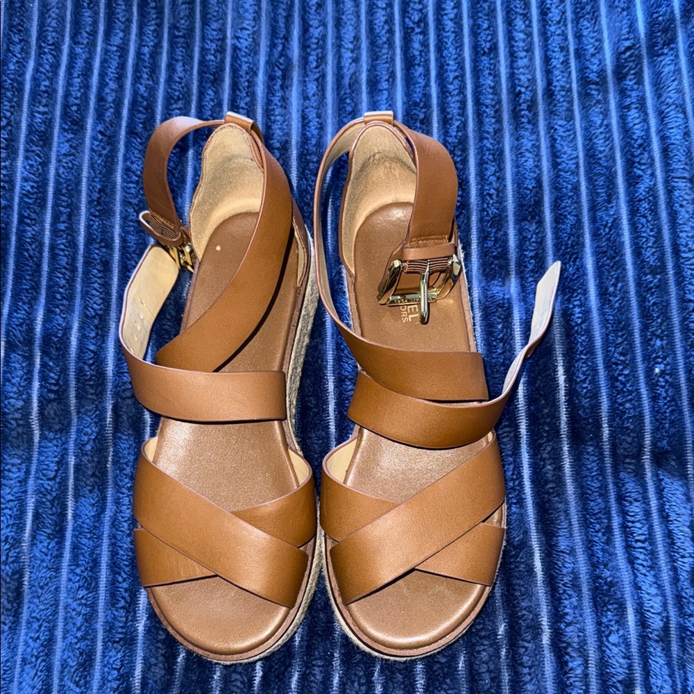 Michael Kors Tan Strappy Sandals